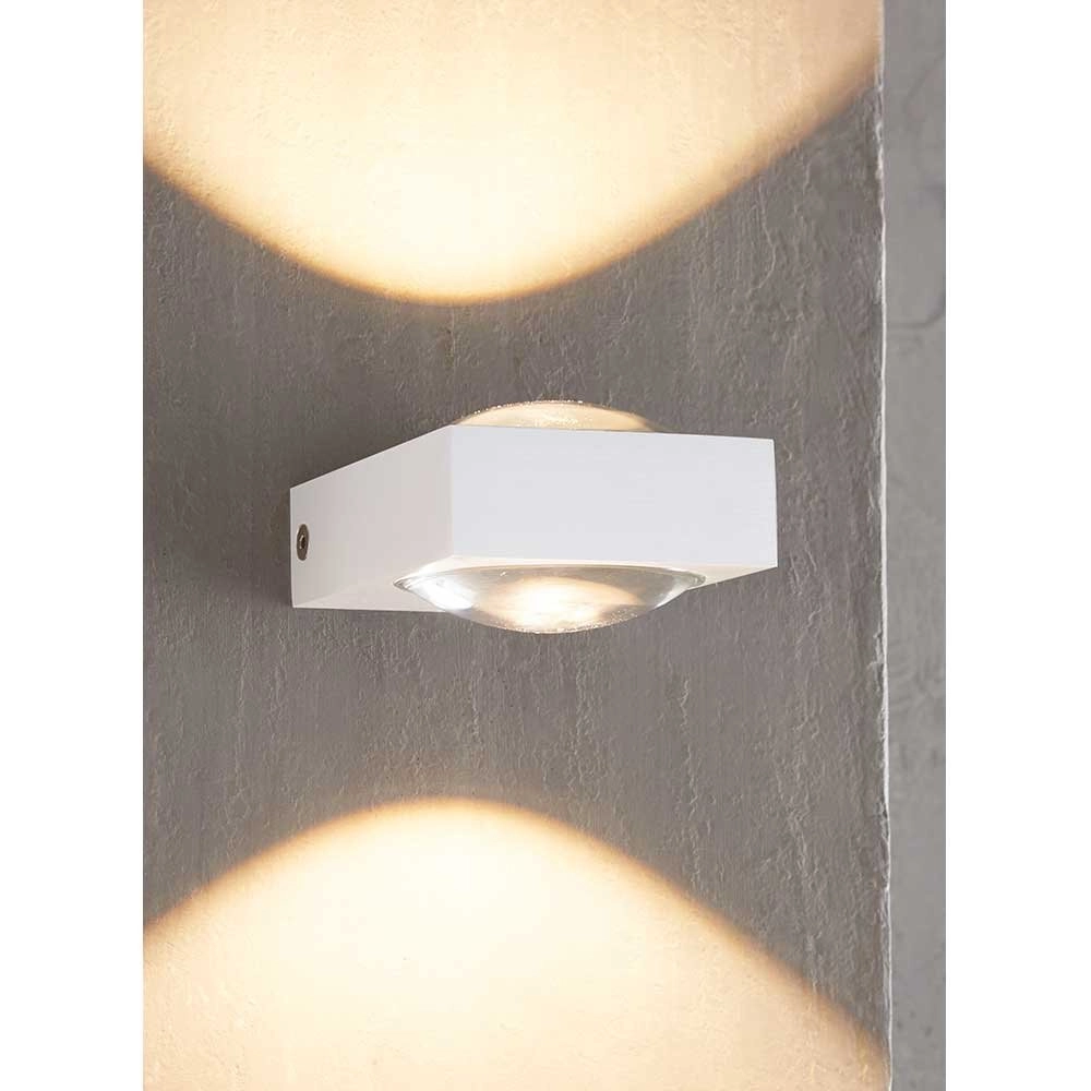 LED Wandscheinwerfer Jena 2x3W - 2700K weiß Artdelight 8719831733767