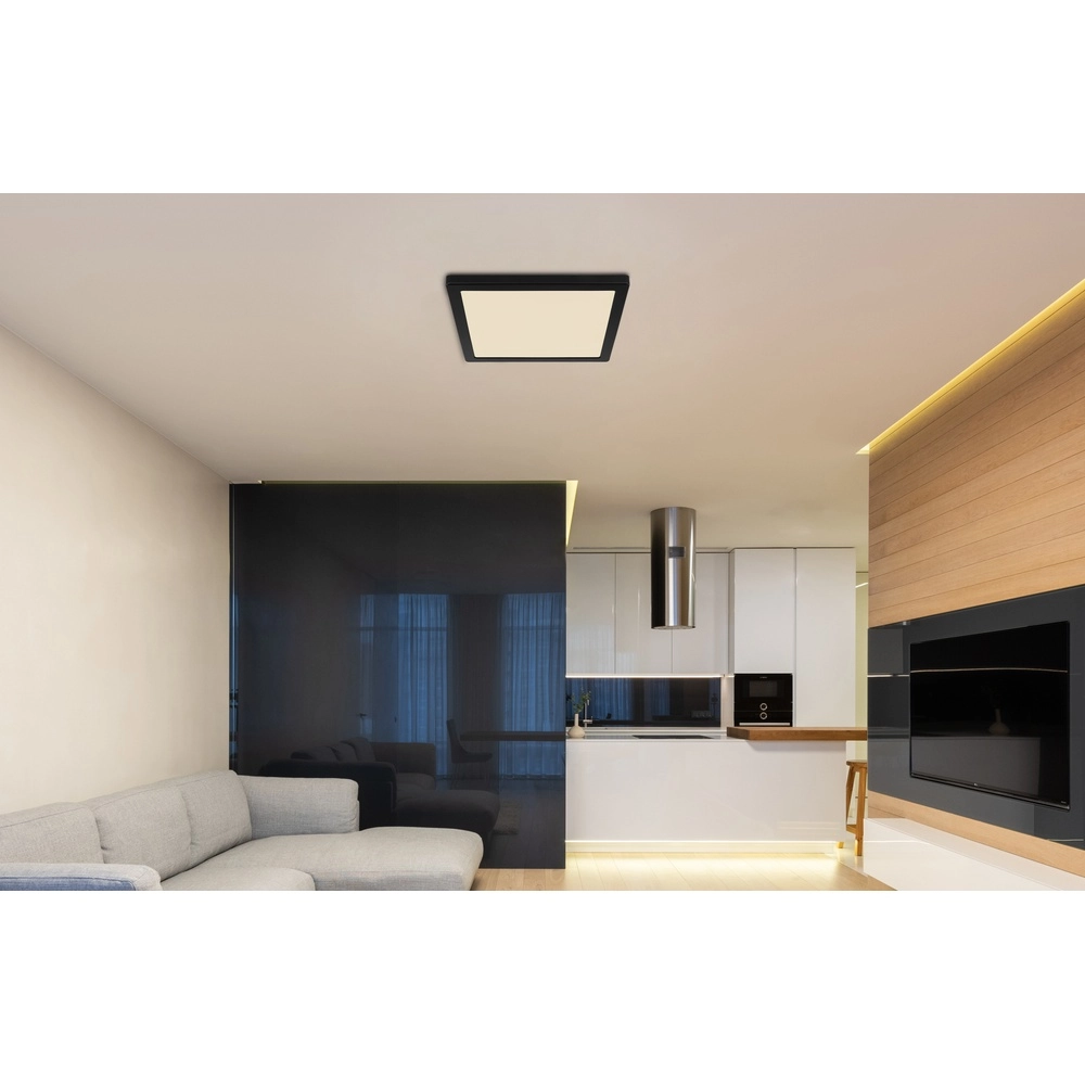Design-Deckenlicht Lasse Quadratschwarz 29,1 cm Globo 9007371436903