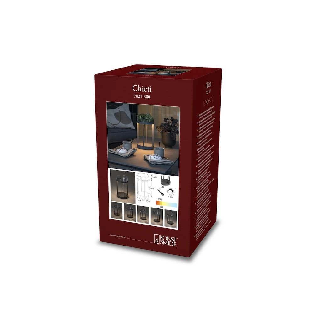 Wiederaufladbare Tischlampe Chieti KonstSmide 7318307821307