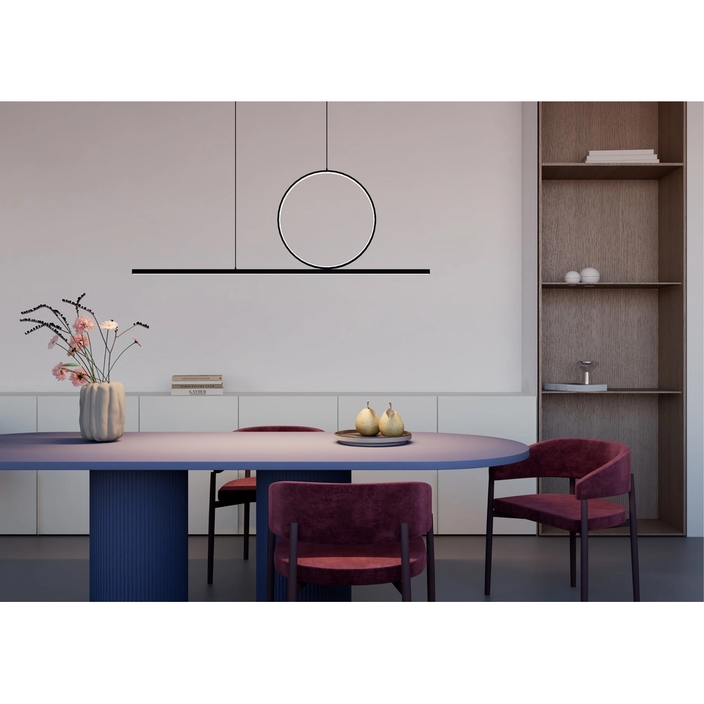 Moderne Pendellampe Lineo Led Schwarz Lyora 5903139118798