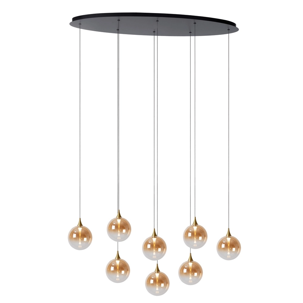 Design-LED-Pendelleuchten Gisela Fading – 8x Ø 16 cm Premium by Lucide 5411212134837
