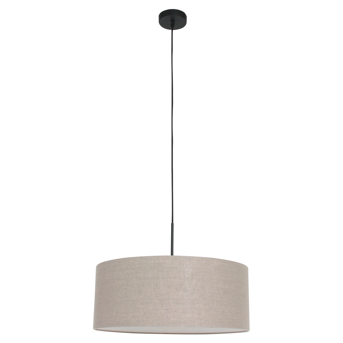 Hängelampe Sparkled 50 cm mit taupefarbenem Schirm Steinhauer 8712746146257