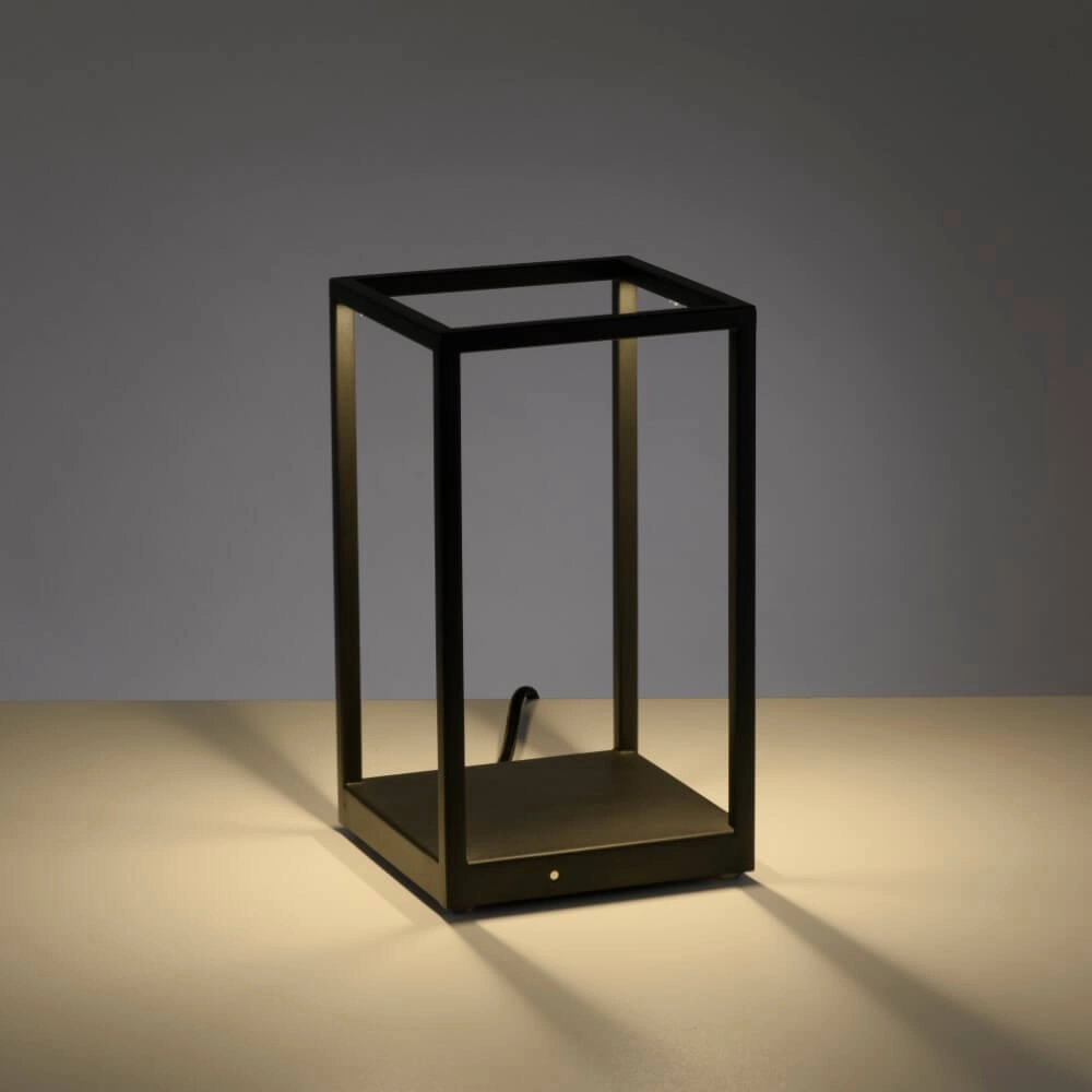 Schlanke Tischlampe Conni Schwarz Paul Neuhaus 4012248359419