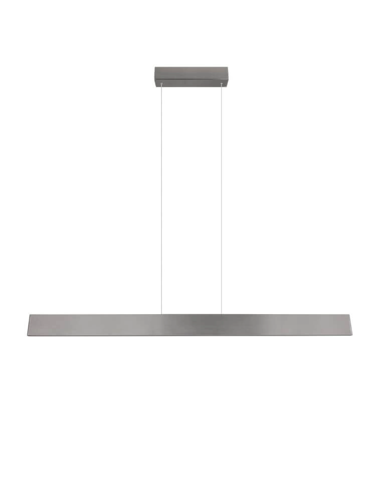 LED-Büro-Hängelampe Galway 150 cm – Edelstahl Trio 4017807616675