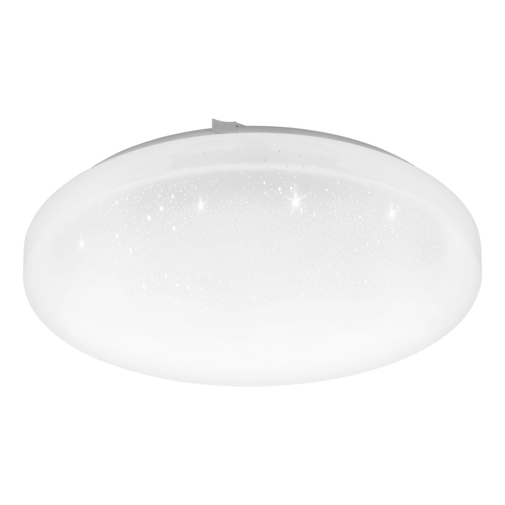 Deckenleuchte Frania-Z smart weiß Ø 31cm Kristalleffekt