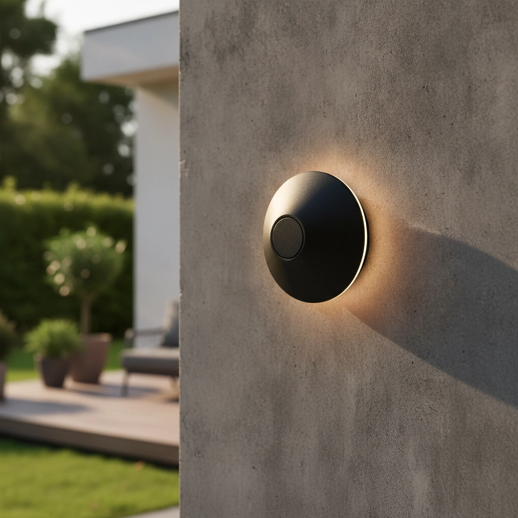 Design-Wandleuchte Alux schwarz