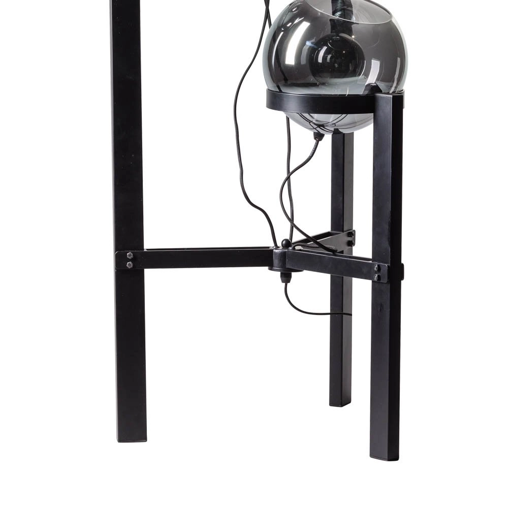 Glas Stehlampe Orb 3 Lichtschwarz mit Spiegelglas ETH 8719075189283