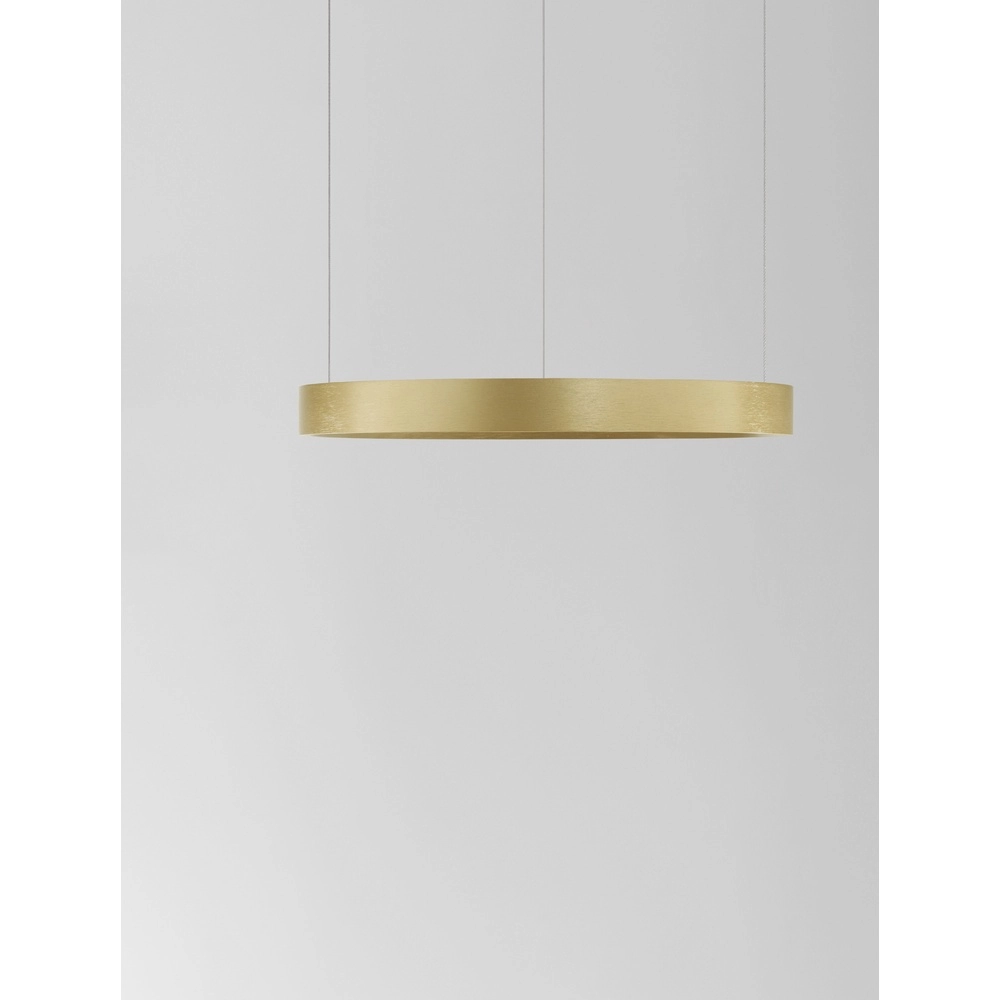 Runde Pendelleuchte Perrine gold Ø 40cm Lyora 5212017438409