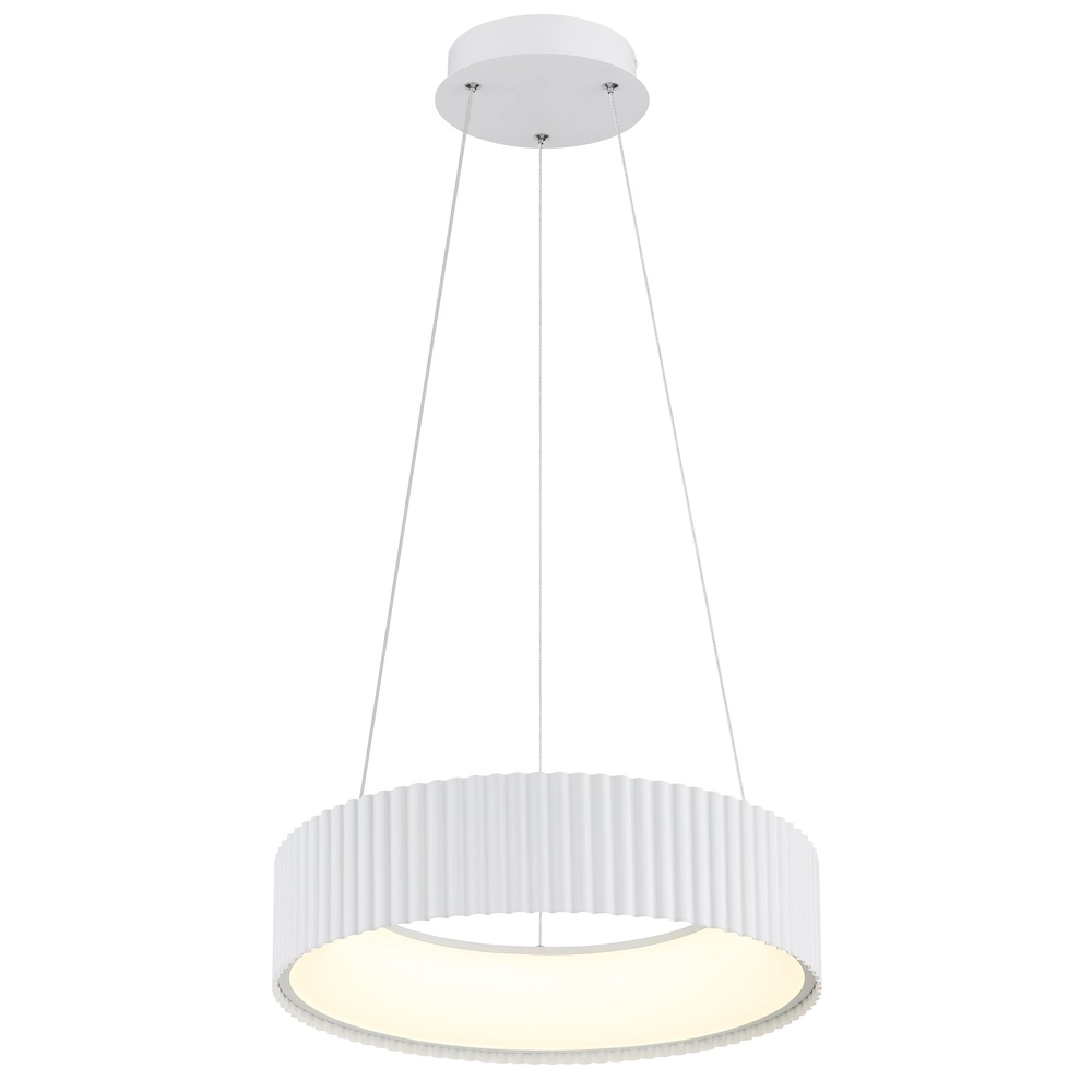 Design-Pendellampe Kemp weiße Ø 46 cm