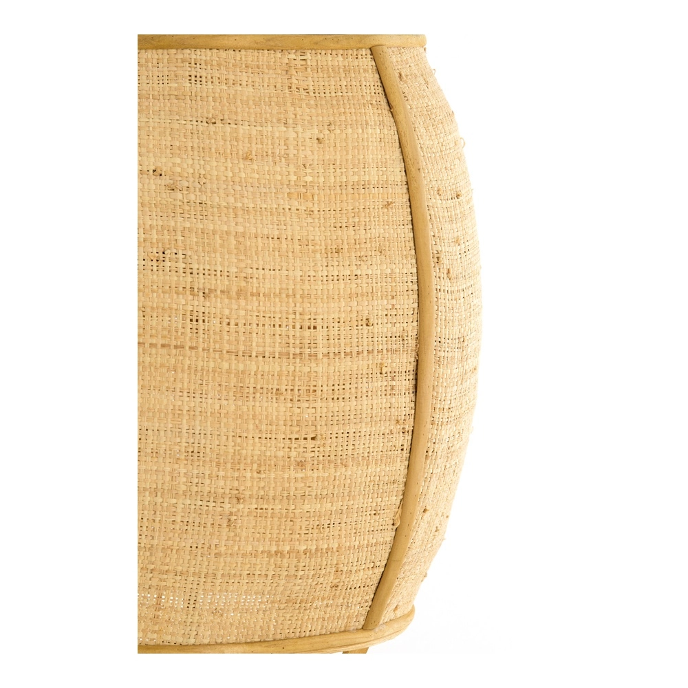 Land-Pendellampe Bozona hellbraun Ø 38,5 cm Light & Living 8717807843960