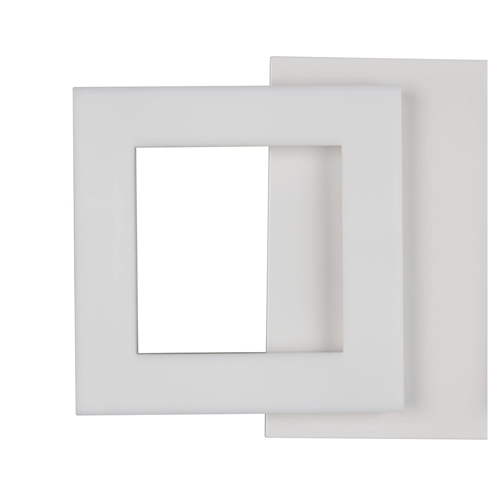 Design-Deckenlampe Cemi Quadratweiß Trio 4017807704303