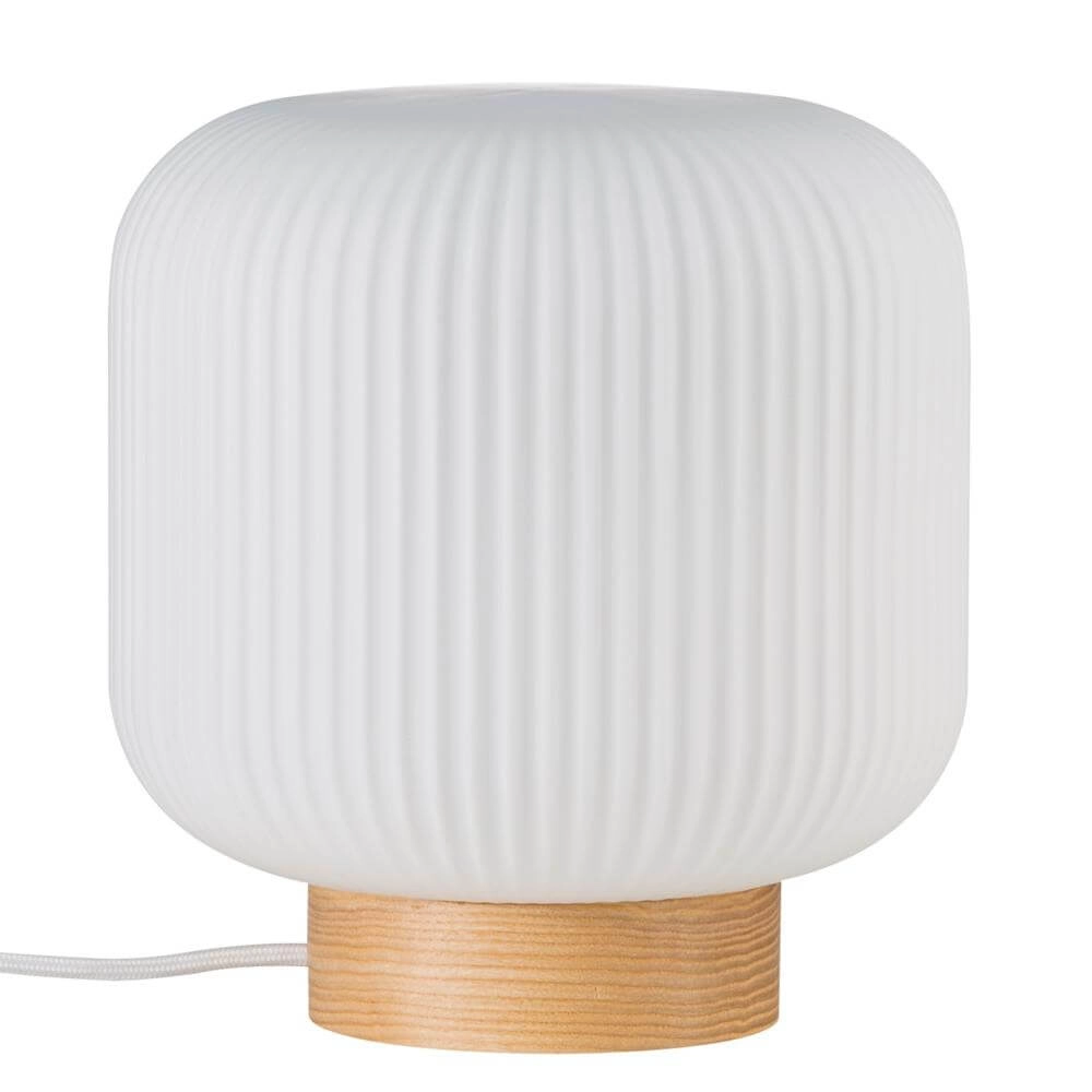 Tischlampe Milford Holz mit Weiß Nordlux 5701581463783