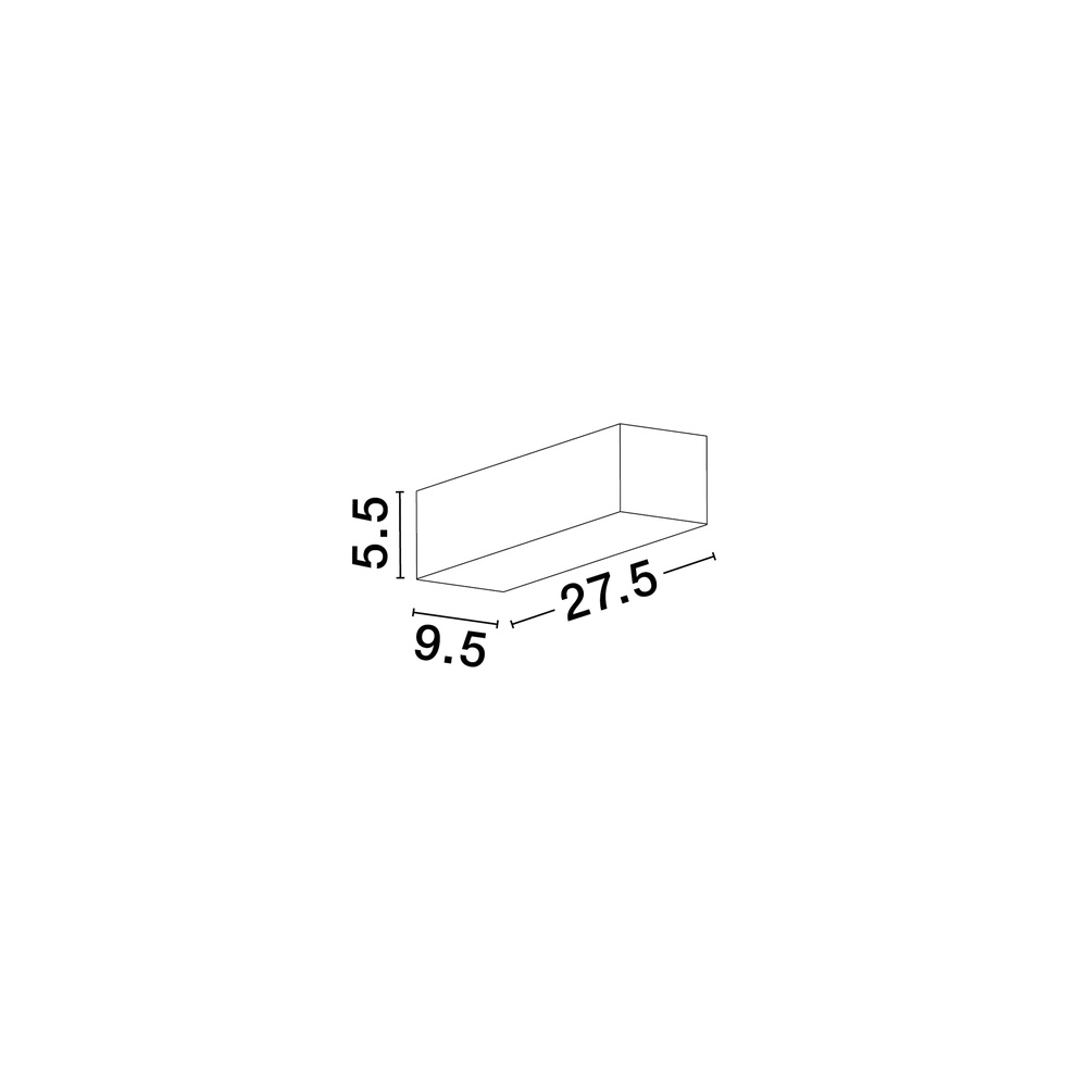 Schlanke Wandleuchte Lita weiß Lyora 5212017479310