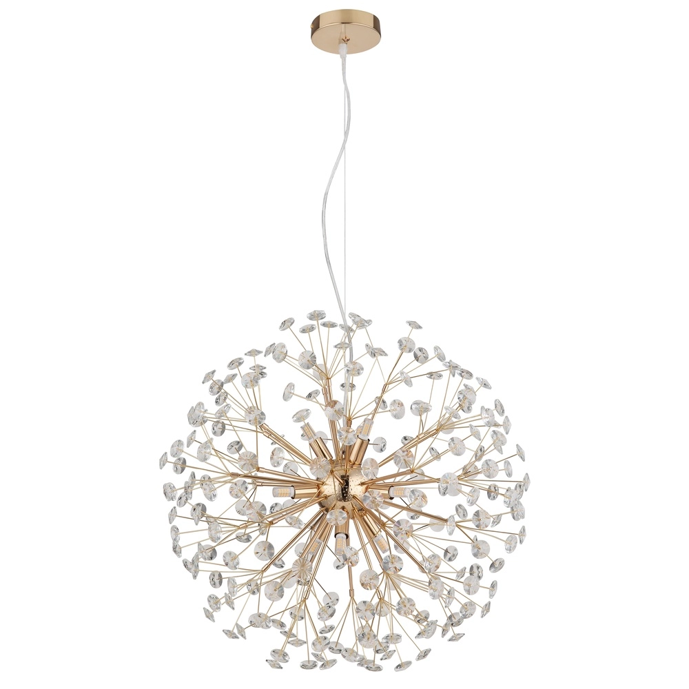 Pendellampe Katrina gold Ø 60cm Globo 9007371481309