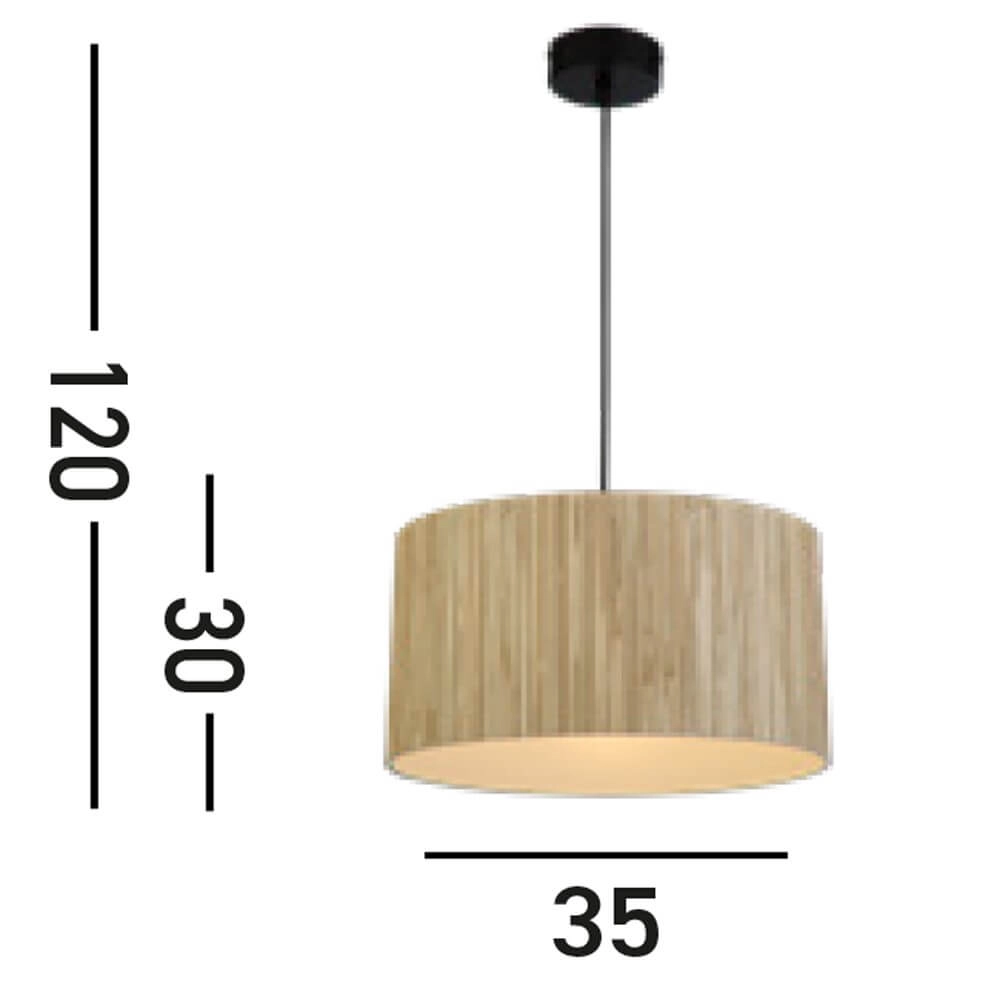Skandinavische Pendelleuchte Meadow Ø 35cm Searchlight 5053423273488