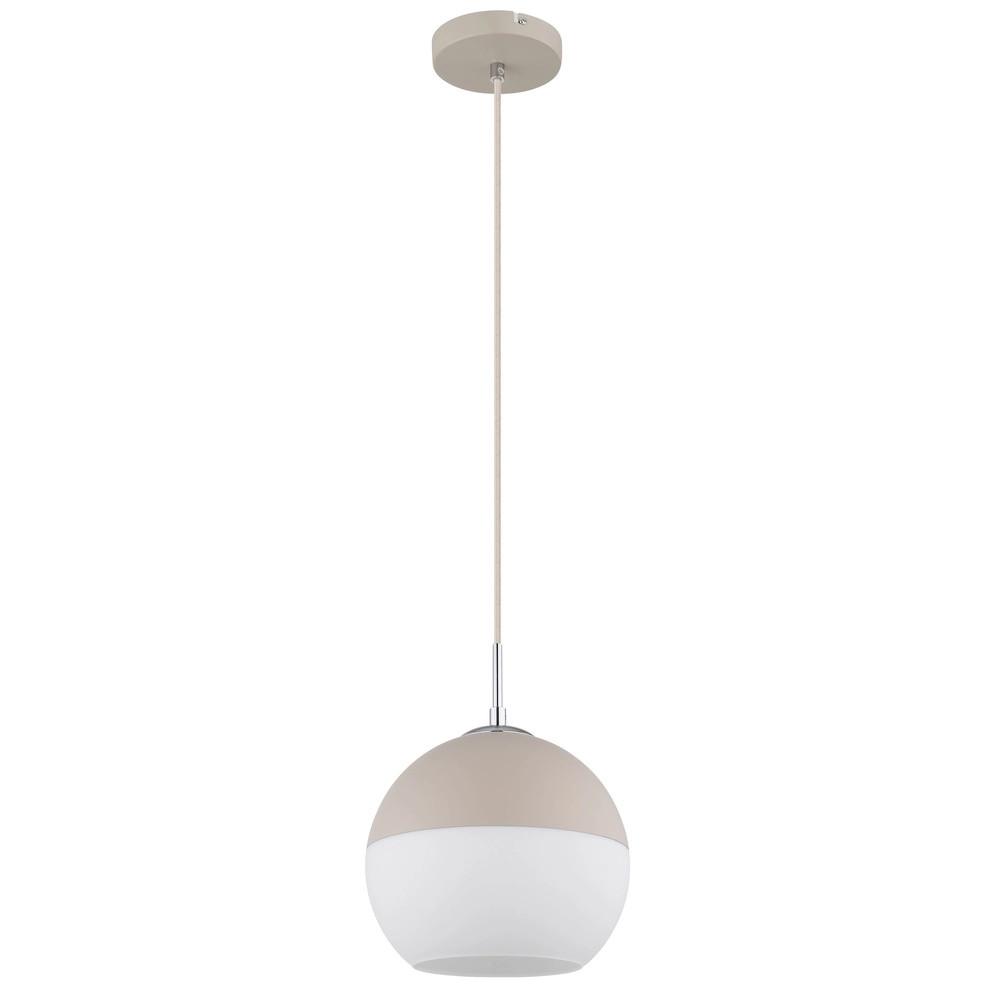 Pendelleuchte Ragusa sandbraun Ø 25cm Globo 9007371572786