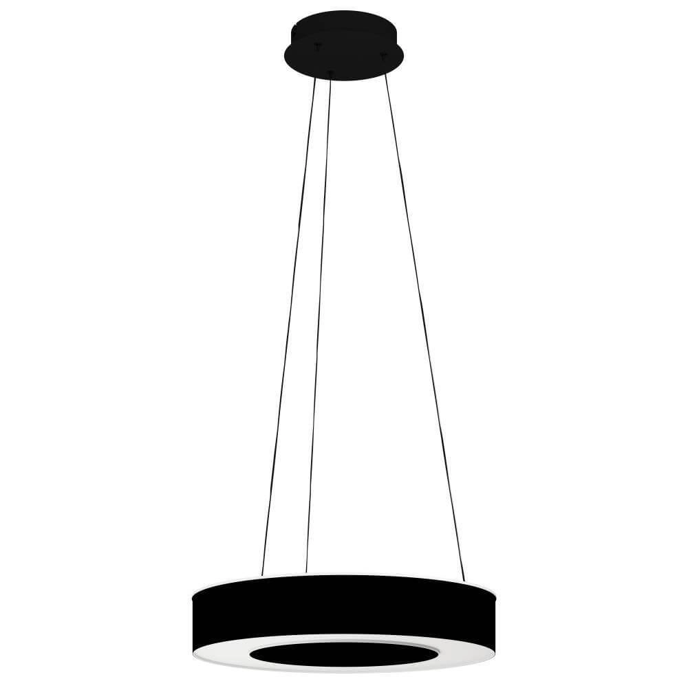 Schwarze LED-Hängelampe Guamare Ø 53cm