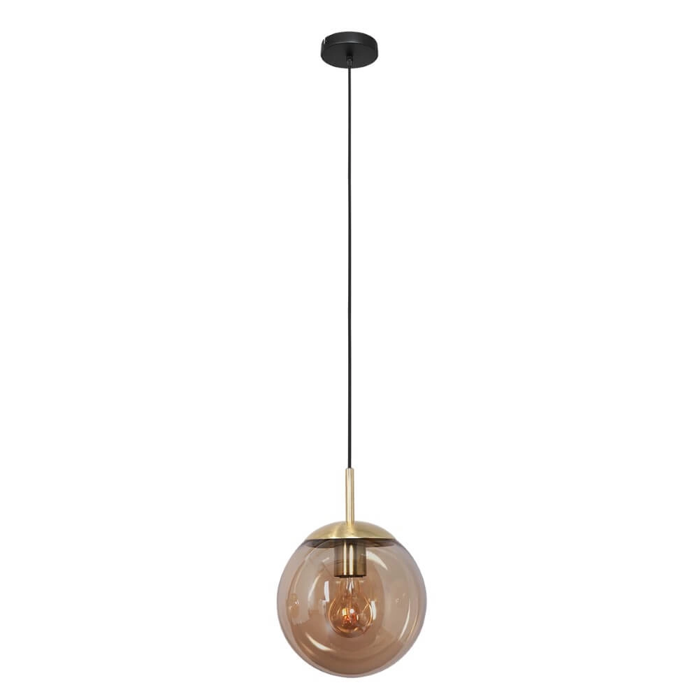 Hängelampe aus goldenem Glas Bolique Ø 25cm Steinhauer 8712746166378