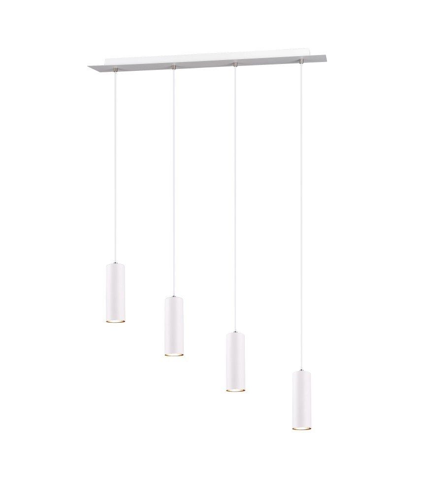 Pendelleuchte Marley 4-Licht weiß Trio 4017807408751