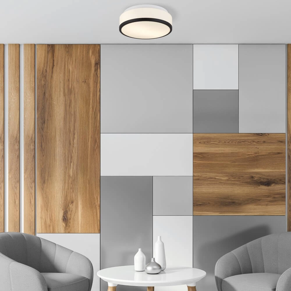 Badezimmer-Deckenleuchte Cheese Ø 29cm Searchlight 5053423174624
