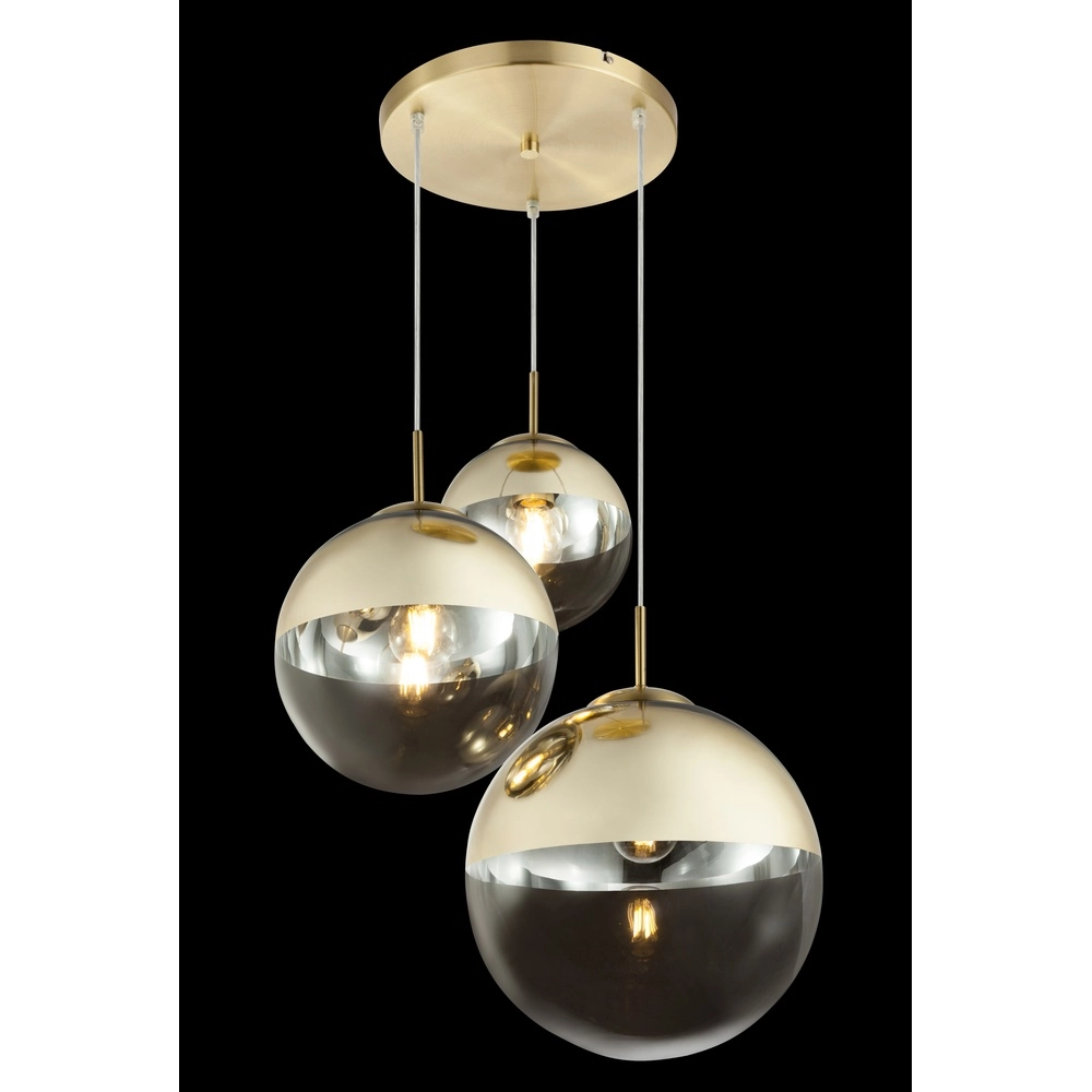 3-Licht Pendellampe Varus Gold Globo 9007371374465