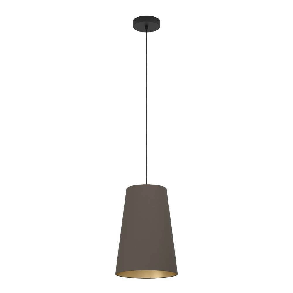 Cappuccino-Hängelampe Petrosa Ø 28cm