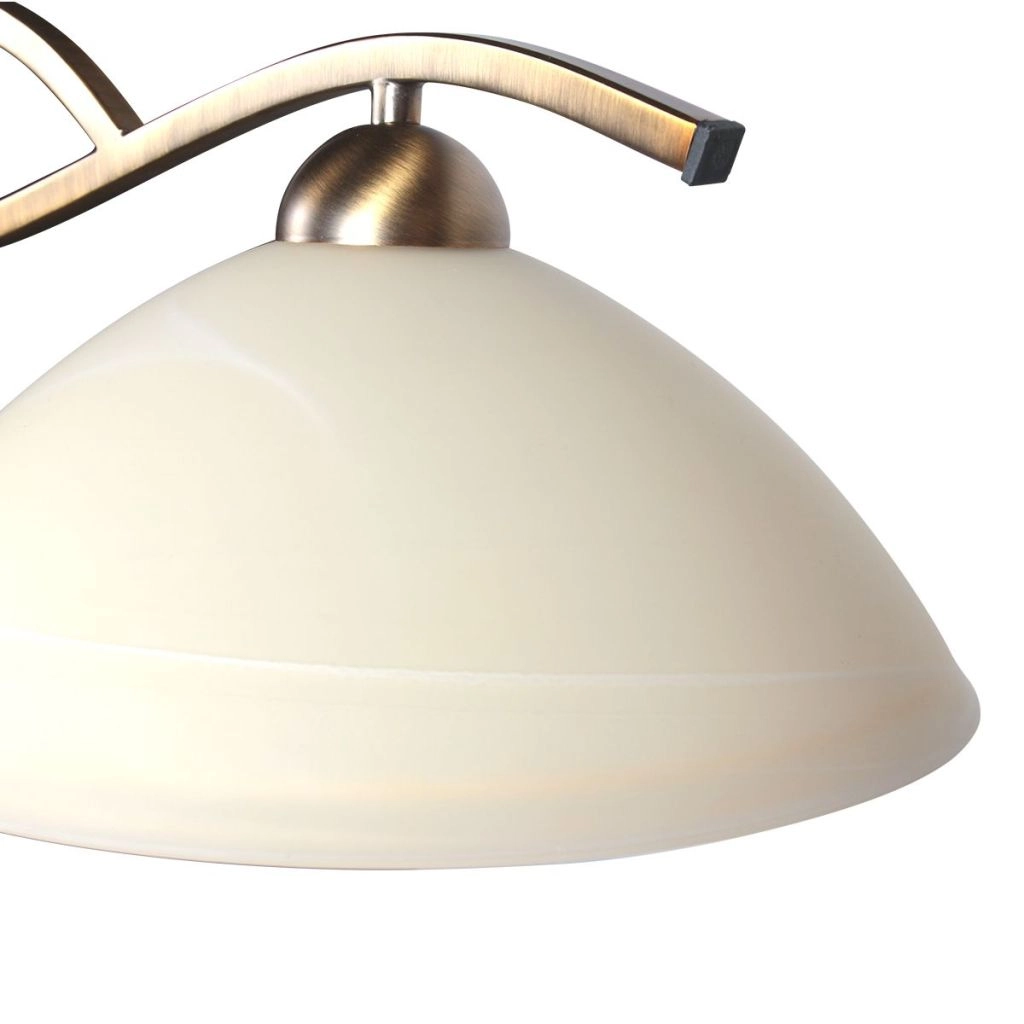 Klassische Pendellampe Anthea 2-Licht Bronze Steinhauer 8712746180206
