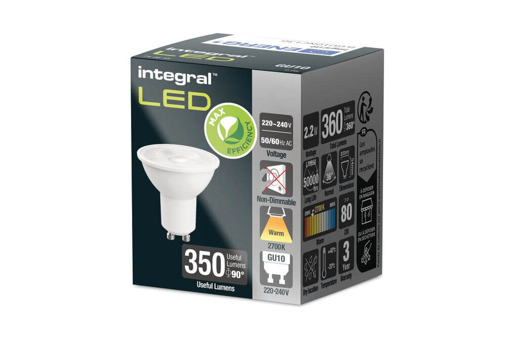 LED-Spot 2,2W - GU10 - 350lm - 2700K Lyora 5055788276784