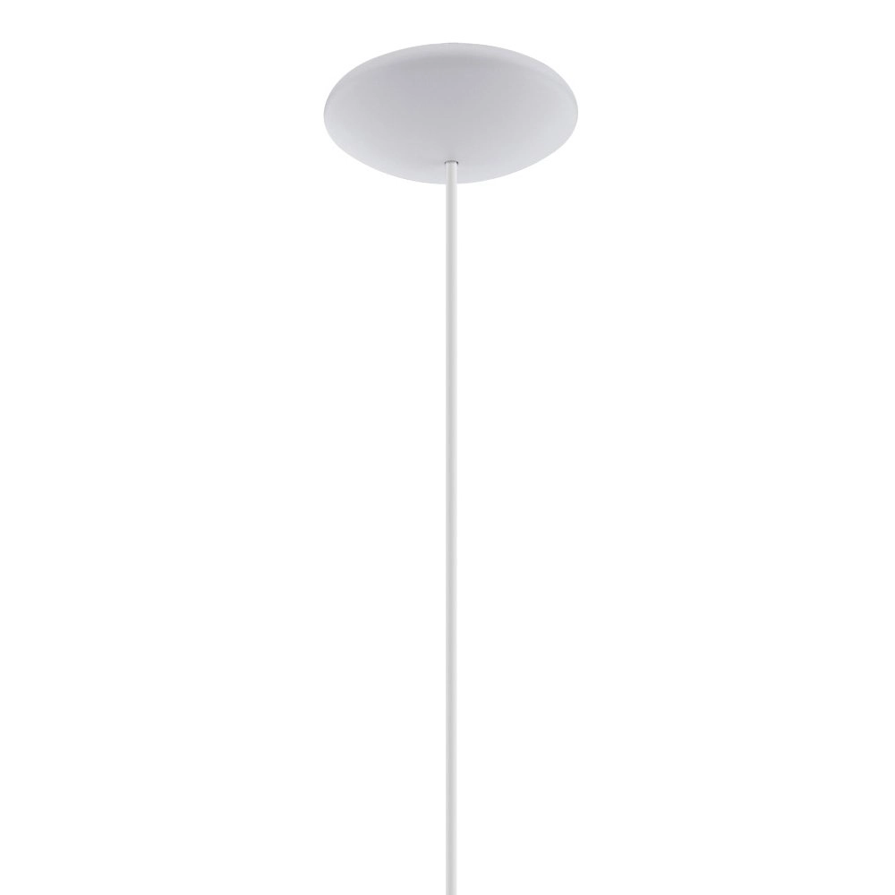 Pendelleuchte Sabinar 18 cm weiß mit Holzbraun Eglo 9008606299973