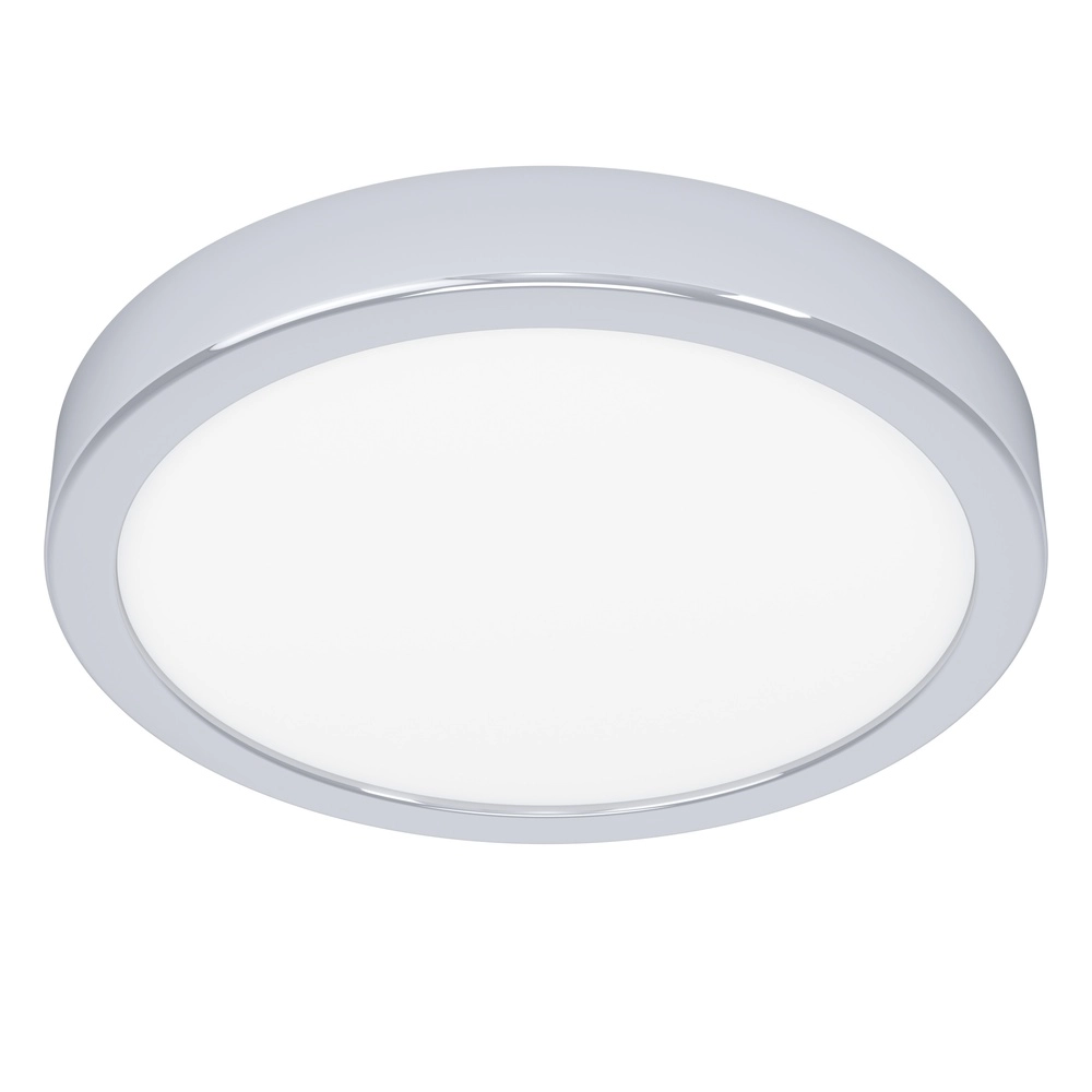 Chrom-Deckenlampe Fueva 6 LED - Ø 21,1 cm