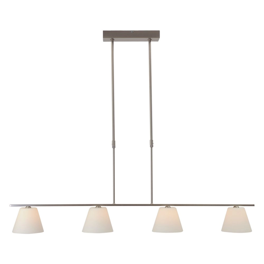 Hängeleuchte für Esszimmer Calabro 4-Licht-Nickel