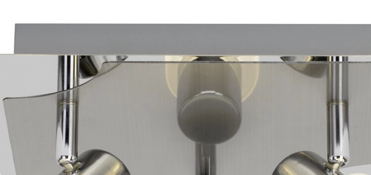 Deckenspot Lea 3-leichter grau Brilliant 4004353185830