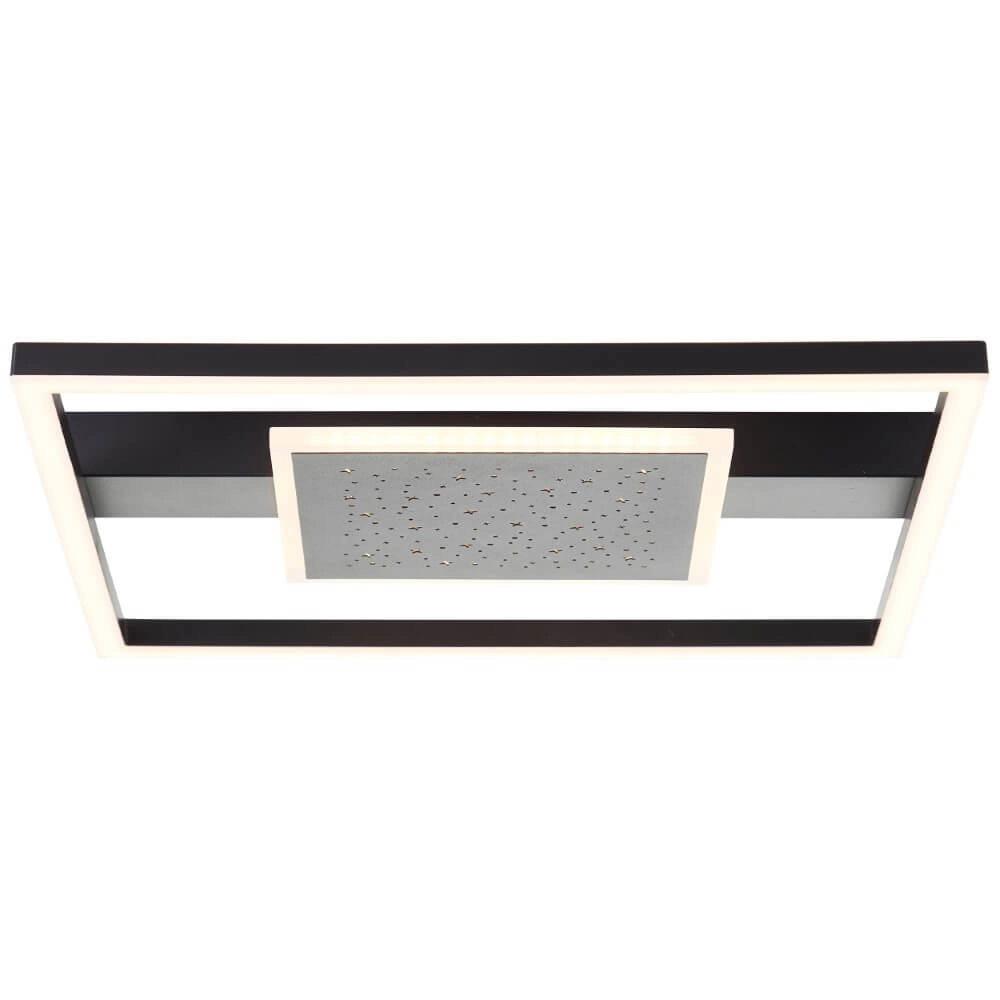 Quadratische Deckenleuchte Reno Design 37 x 37 cm Brilliant 4004353428371