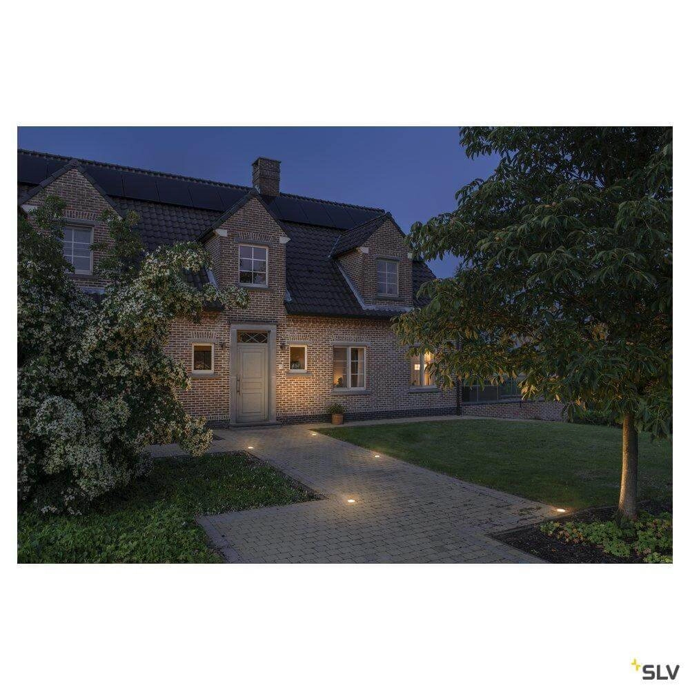 Großer LED-Bodenstrahler Dasar Flat warmweißes Licht SLV 4024163262071