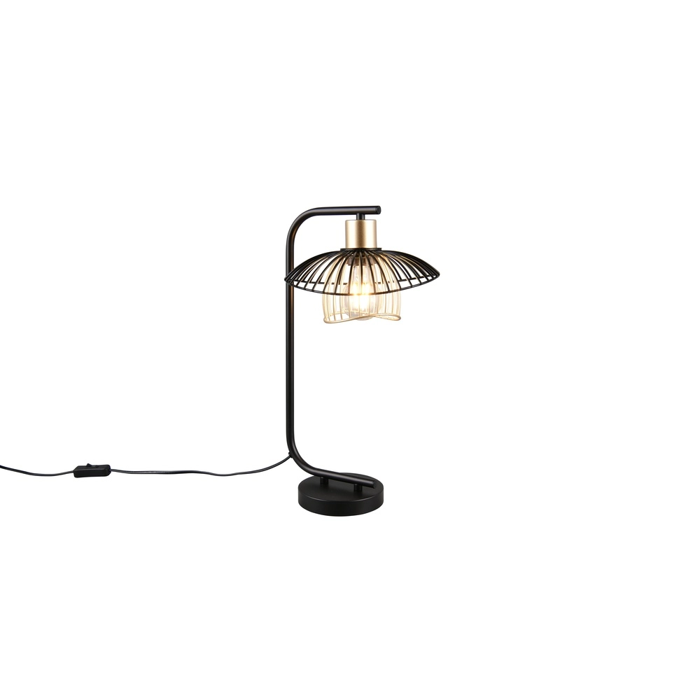 Tischlampe Lauris Schwarz Trio 4017807678123