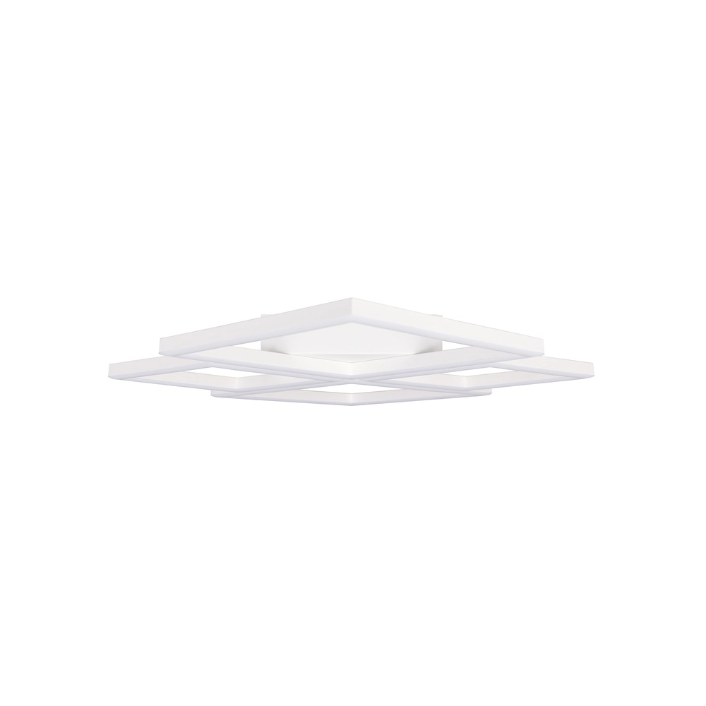 Moderne Deckenlampe Quilo Quadratweiß Trio 4017807704235