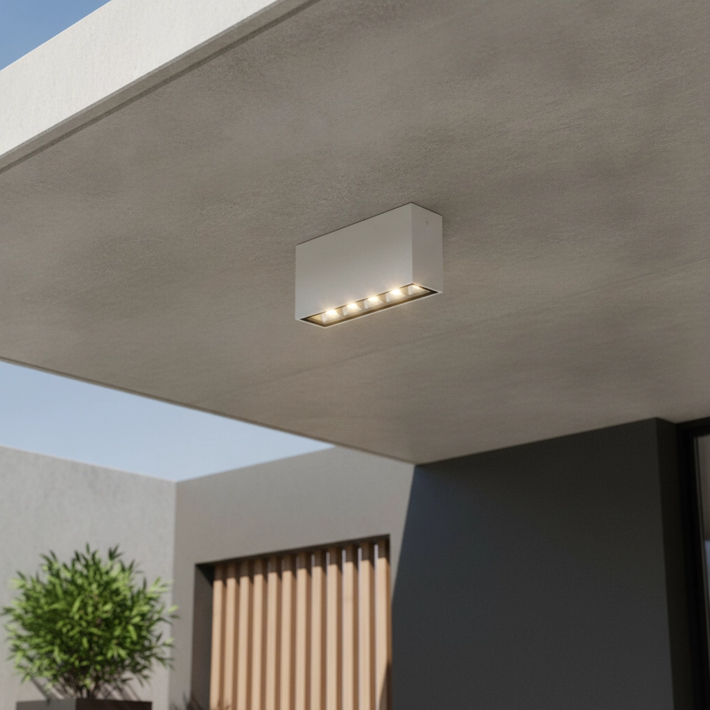 Deckenlampe Jax Rechteck weiß