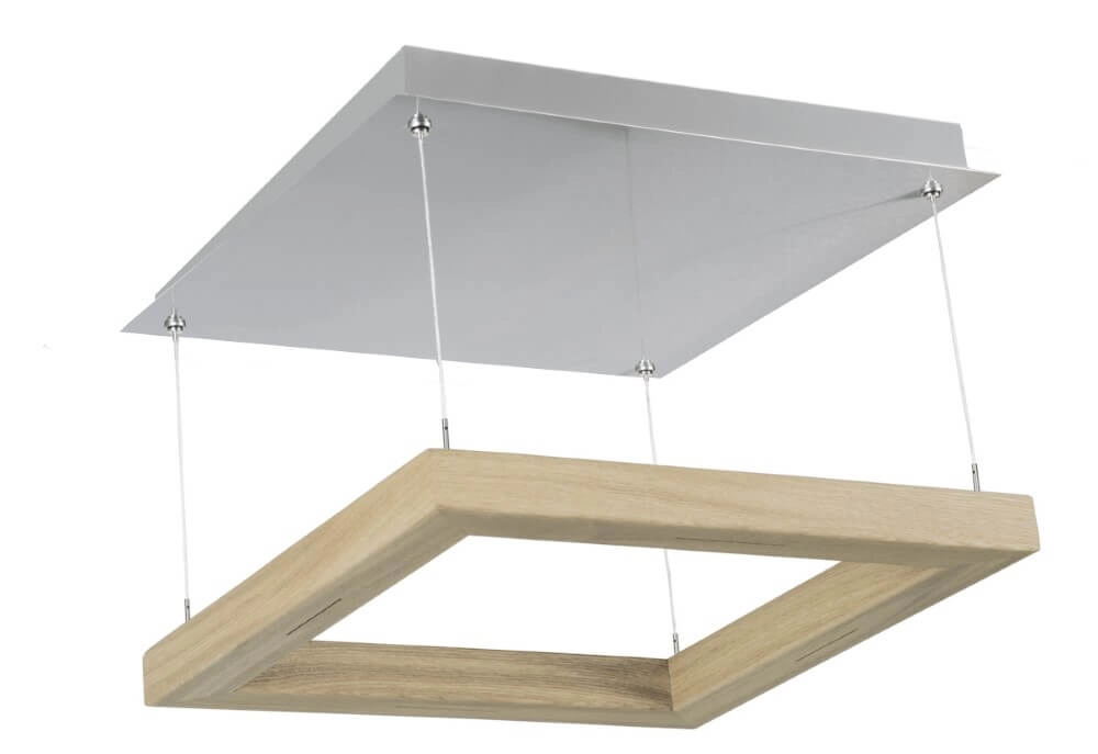 LED-Deckenleuchte Leonora aus Holz - Eiche natur