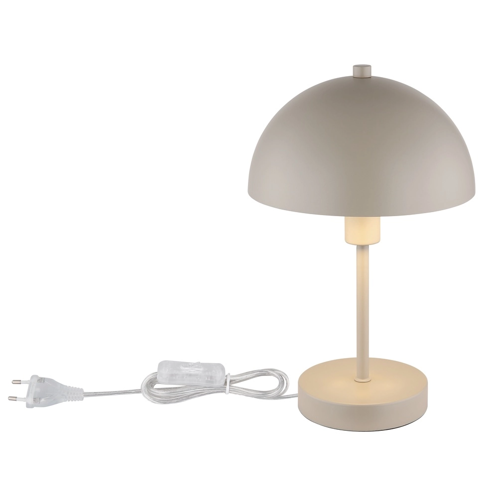 Moderne Tischleuchte Atoma I sandbraun Globo 9007371566051