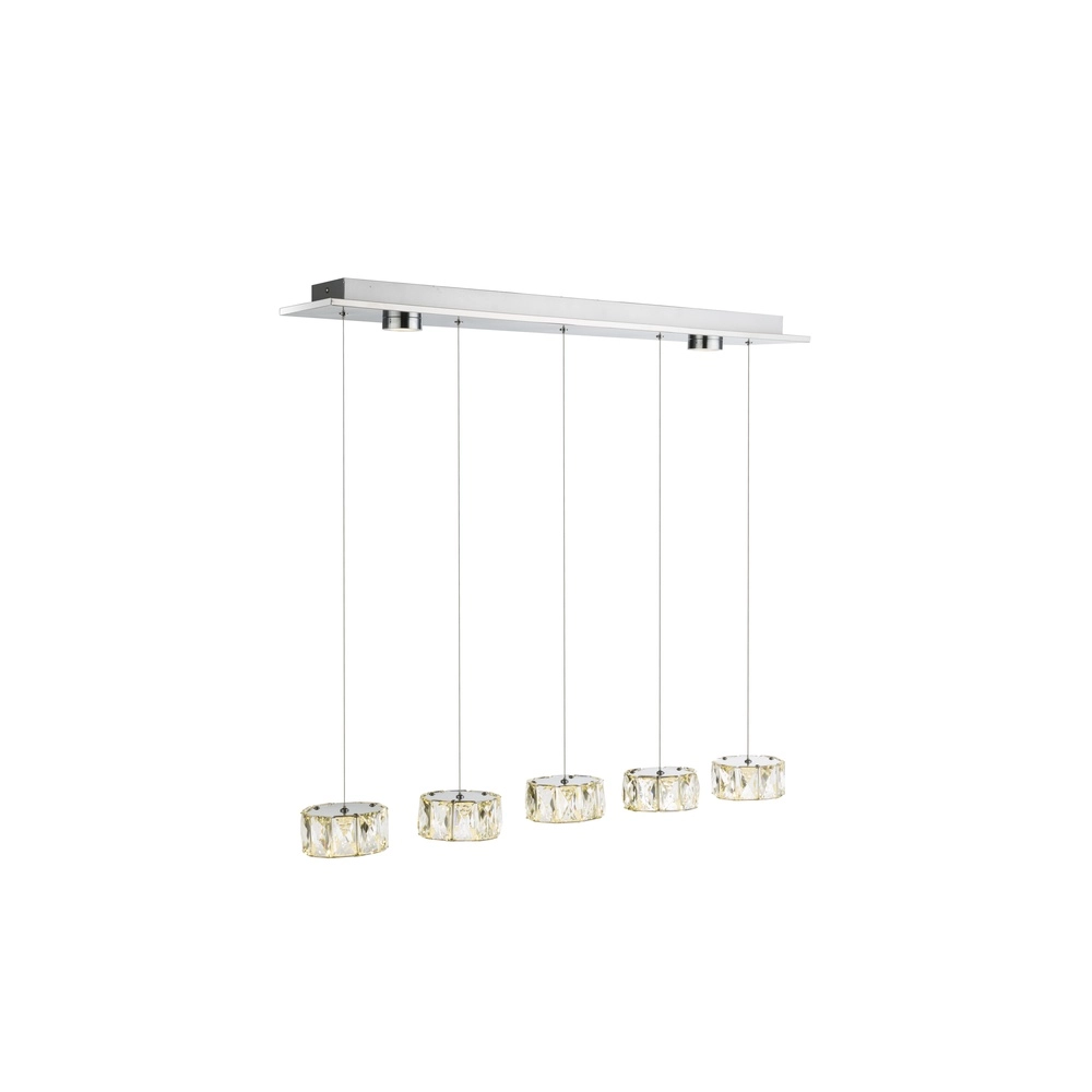 4-Licht Pendellampe Amur Chrom Globo 9007371342068