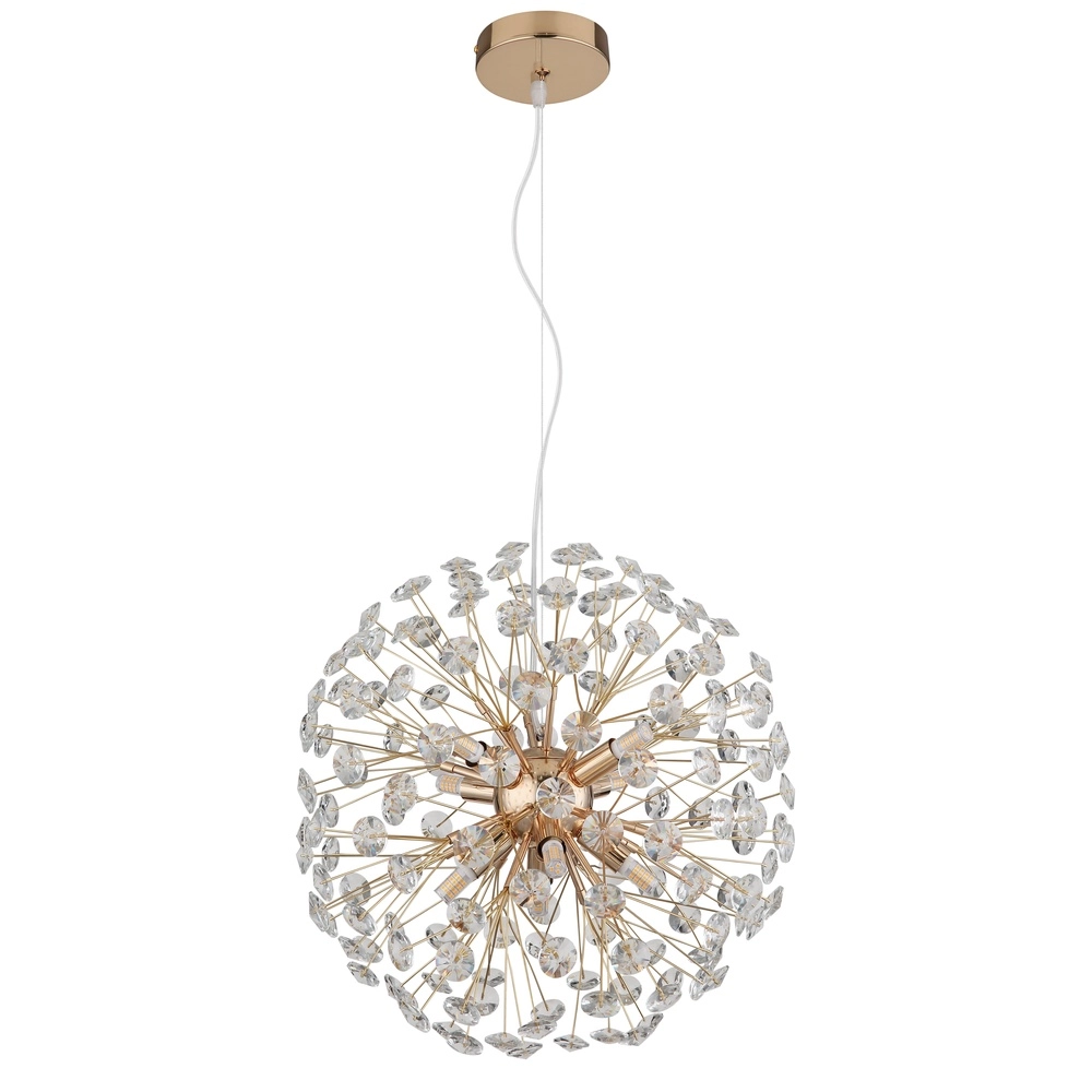 Pendellampe Katrina gold Ø 40cm Globo 9007371478309