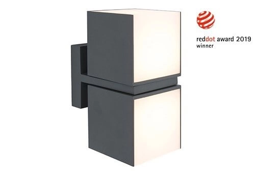 Designer wall lamp anthracite Cuba red dot award