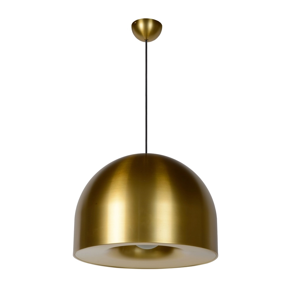 Moderne Messing-Pendellampe Akron Ø 50cm - 1x E27 Premium by Lucide 5411212202086