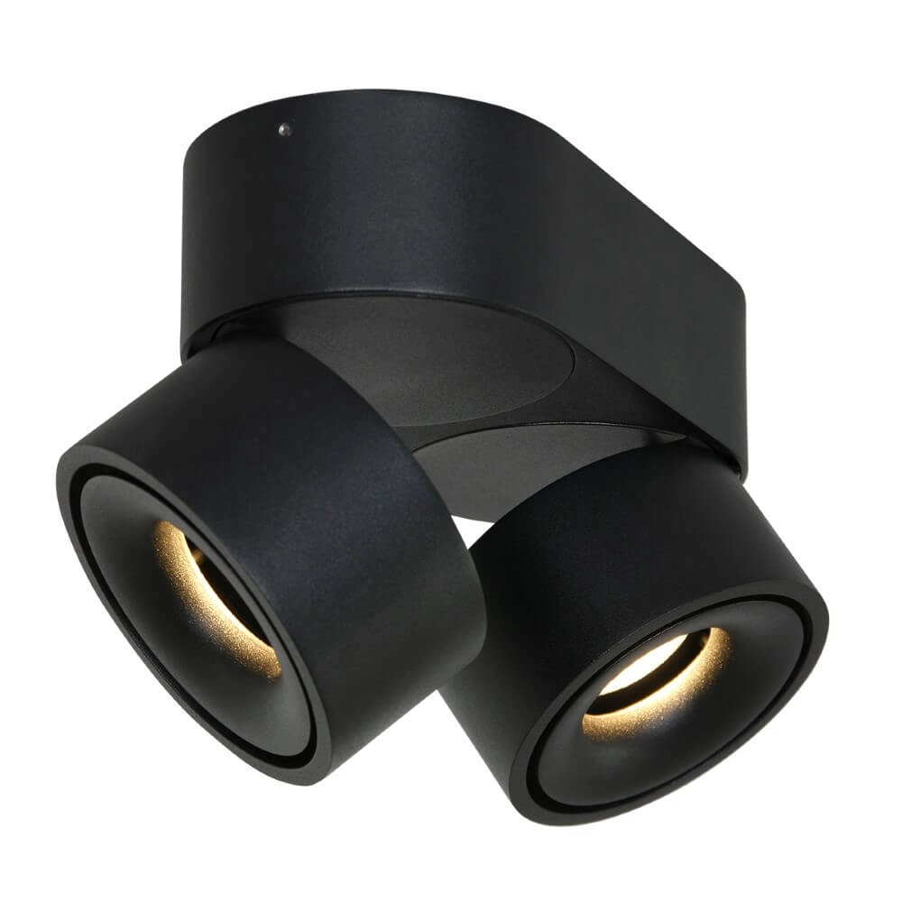 Spotlampe Fez Black 2-flammig schwarz Steinhauer 8712746132502