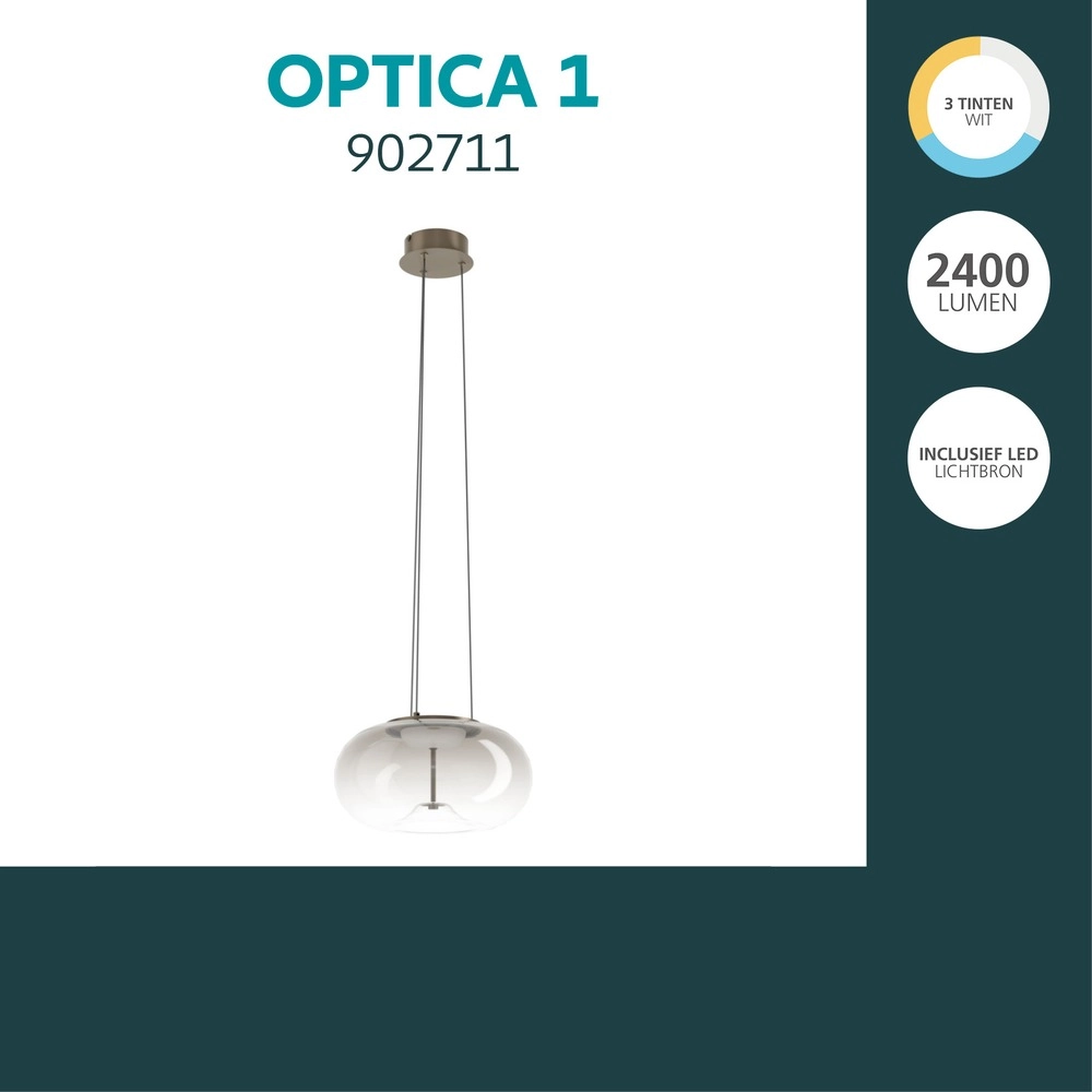Einzigartige Pendellampe Optica 1 Bronze Eglo 9008606391035