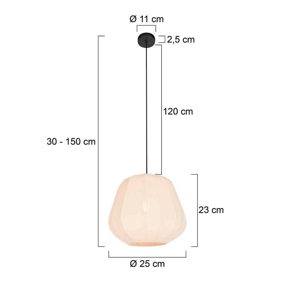 Pendelleuchte Sable creme Ø 25cm Steinhauer 8712746176414