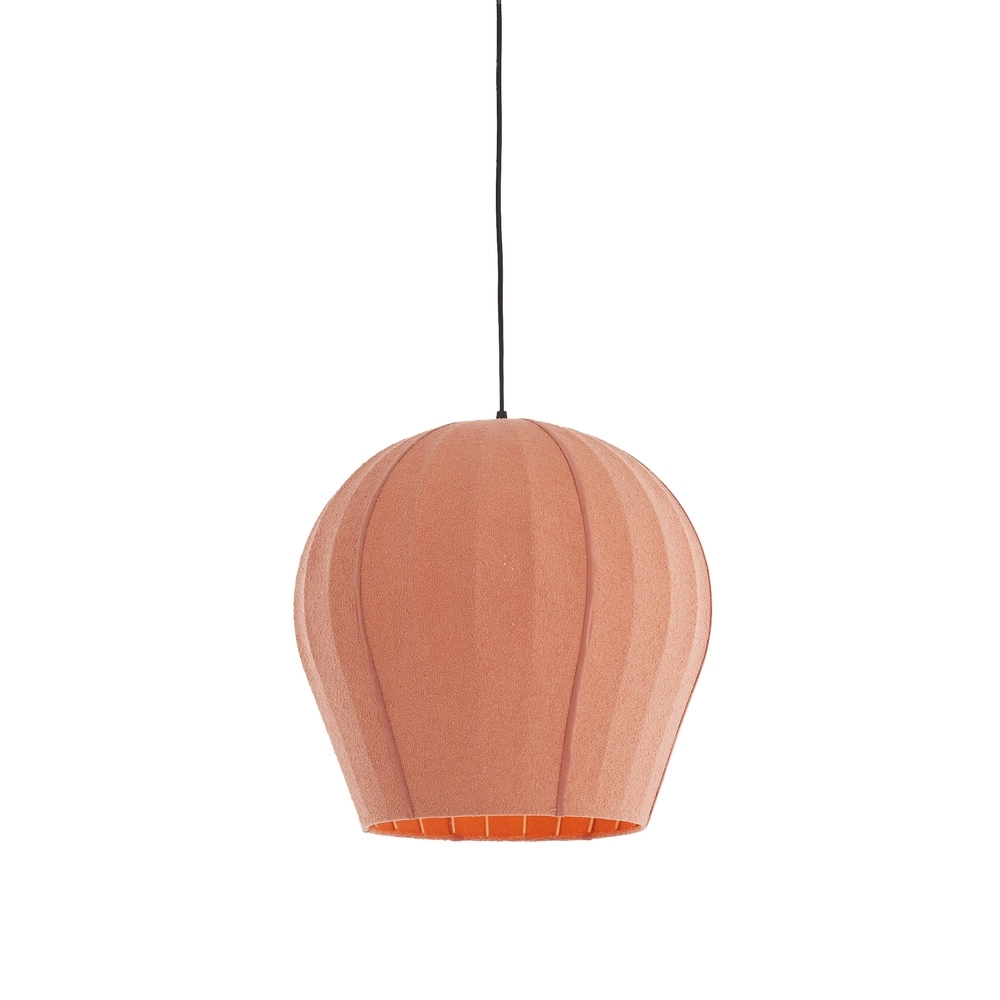 Bouclé-Pendellampe Zagori Ø 44 cm – Koralle Light & Living 8717807793098