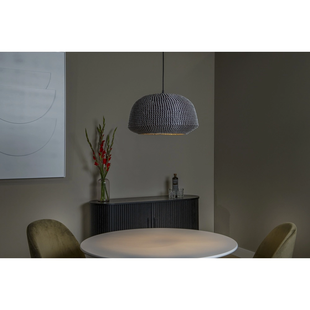 Seegras-Pendellampe Maduka Ø 47cm – schwarz Premium by Lucide 5411212106056