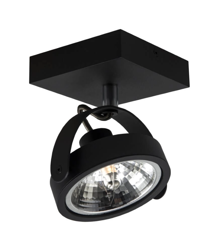 Aufbaustrahler Wajer nur Schwarz Artdelight 8719831737598
