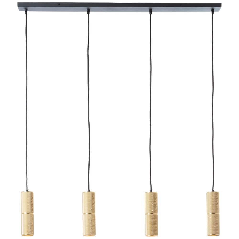 Hängelampe mit 4 Leuchten Marty Gold